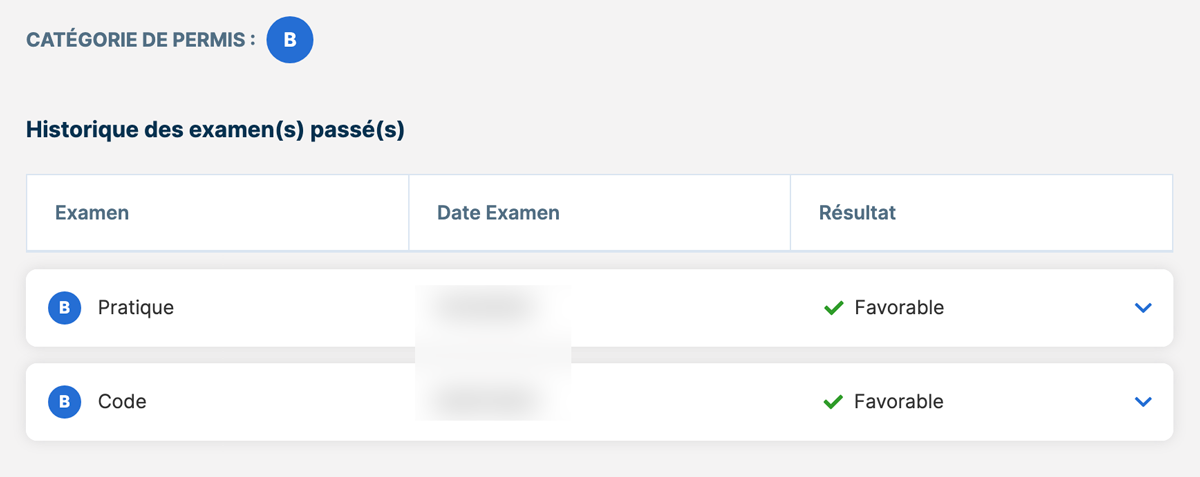 Voir Ses Resultats Permis