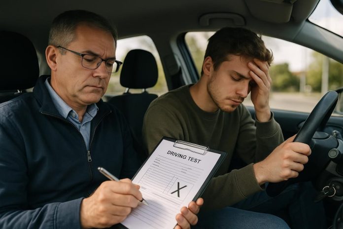 échec examen de conduite