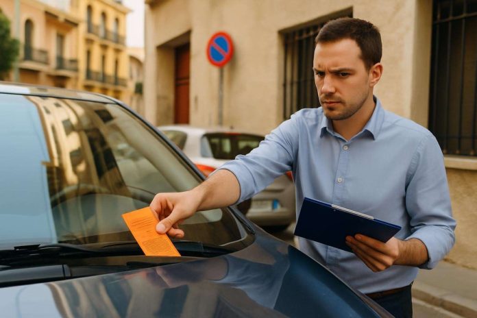 parking ticket spain amende de stationnement espagne