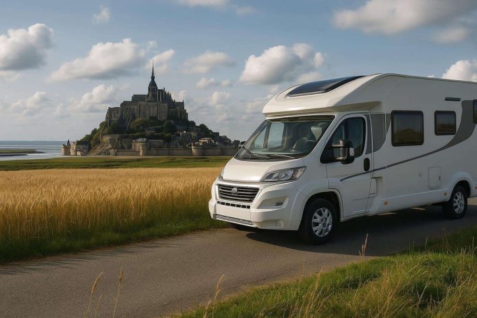 camping-car en Normandie