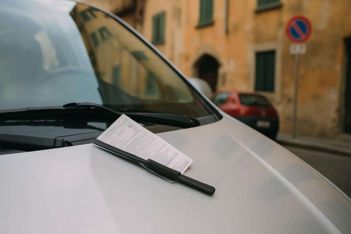 parking ticket contravention de stationnement
