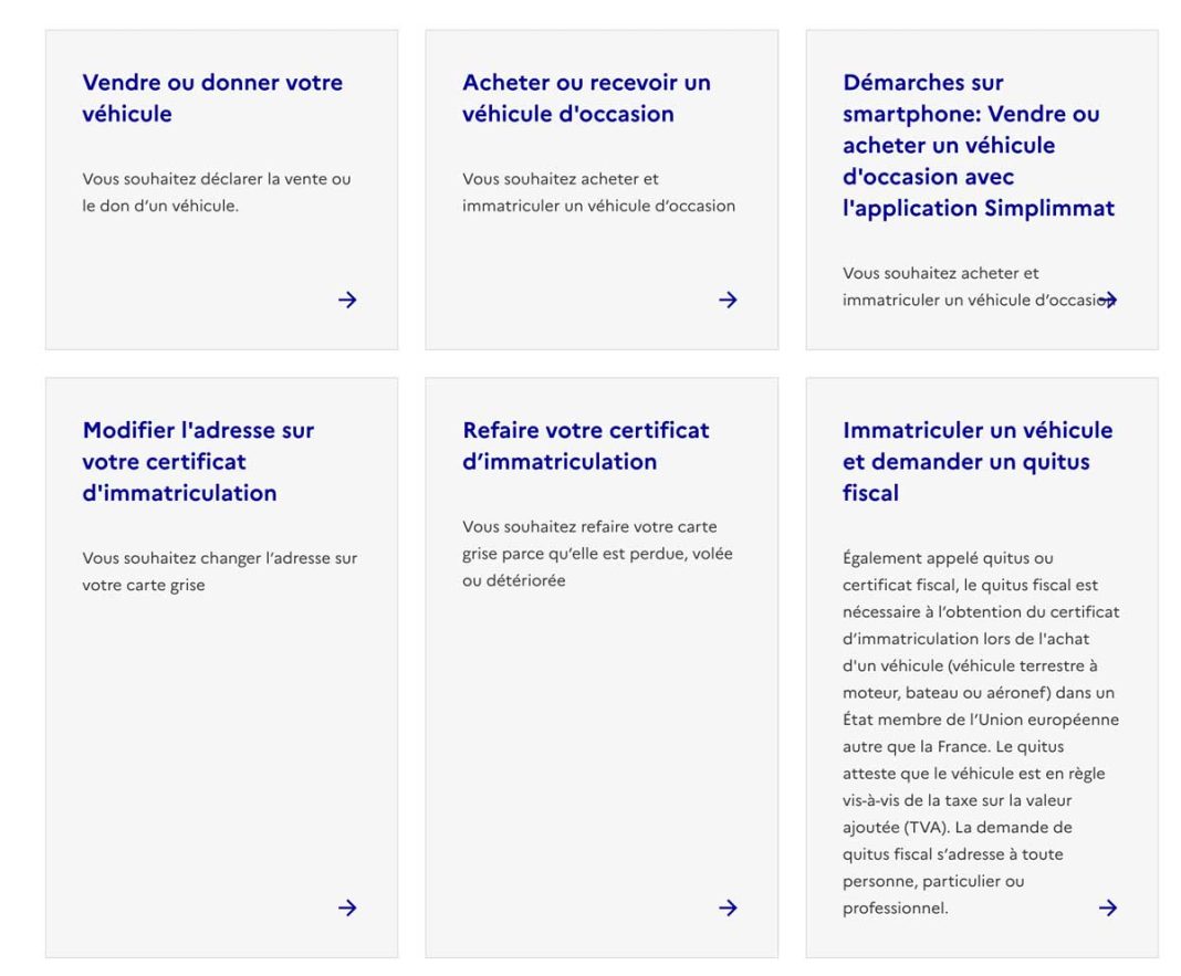 Changer Adresse Carte Grise En Ligne