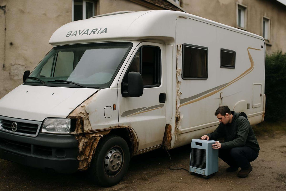 construction fragile camping-car