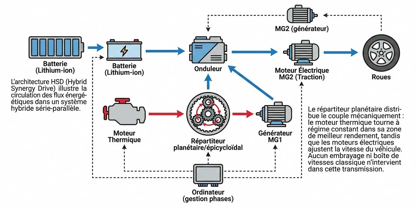Moteur Hybride Fonctionnement