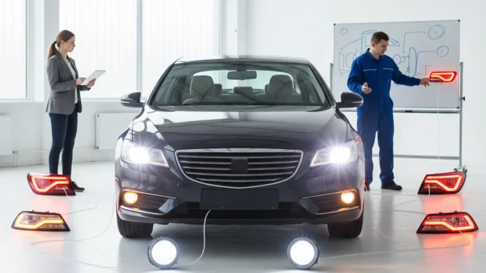 Image de couverture - Les différents feux d'une voiture : schéma complet schéma feux voiture