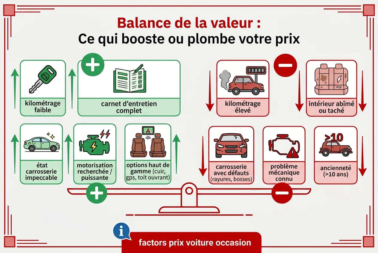 Balance de la valeur : Ce qui booste ou plombe votre prix