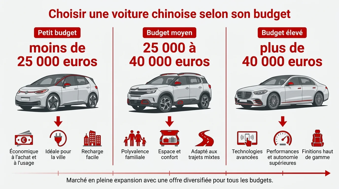 Choisir une voiture chinoise selon son budget