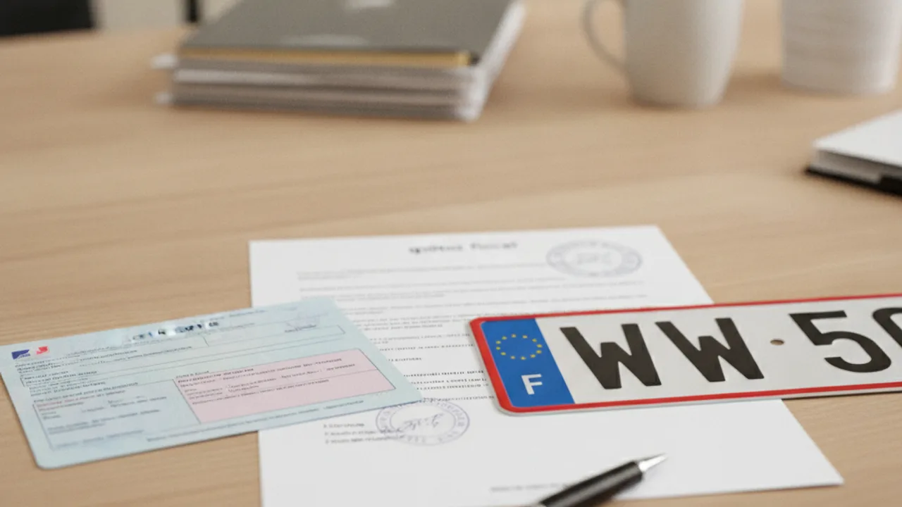 Quitus fiscal, plaques WW et carte grise : les pièces de l'import