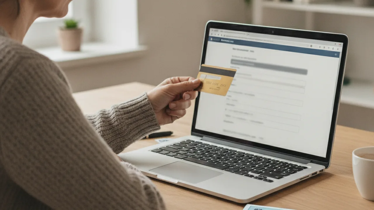 Regler sa carte grise en ligne, carte bancaire a la main
